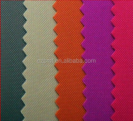 Tecido de nylon/poliamida de Oxford revestido em PU/PVC 210D/420D, à prova d'água e duradouro