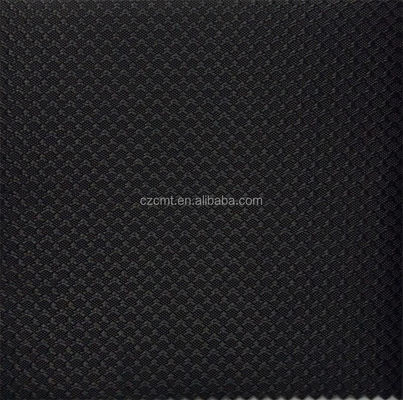 Retardante de Chama de Peso Médio 100% Poliéster Diamante Preto Jacquard Tecido 420D Oxford
