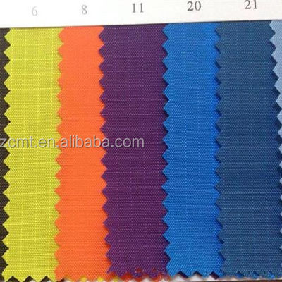 Tecido de nylon revestido em PU flexível e durável para sapatos