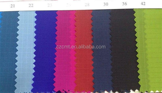 Tecido de nylon revestido em PU flexível e durável para sapatos