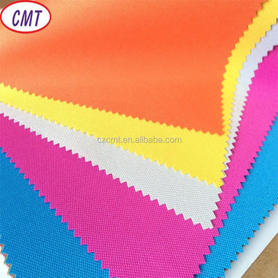 Tecido simples de poliéster impermeável 600Dx600D com revestimento PU Cimento de Changzhou