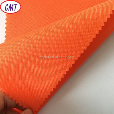 Tecido simples de poliéster impermeável 600Dx600D com revestimento PU Cimento de Changzhou