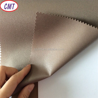 Tecido simples de poliéster impermeável 600Dx600D com revestimento PU Cimento de Changzhou