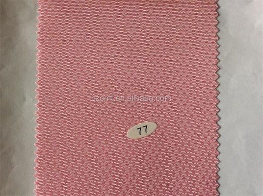 Tecido de barras cor-de-rosa revestido de diamante Jacquard implícito 100% poliéster Oxford para artigos