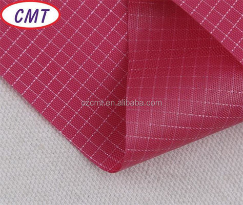 200D PU revestido de cores duplas Grade à prova d'água Nylon Oxford Tecido com cor personalizada