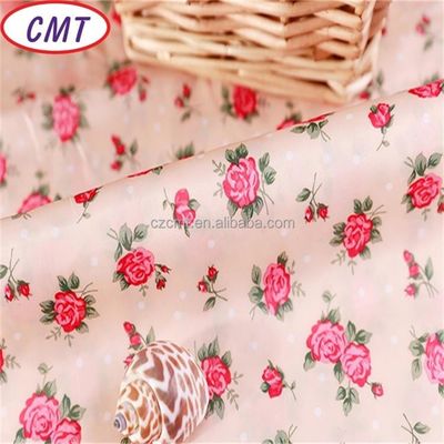 Flor Impressa 75D Tecido 100% Poliéster Taffeta com 190T Densidade