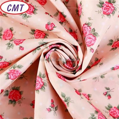 Flor Impressa 75D Tecido 100% Poliéster Taffeta com 190T Densidade