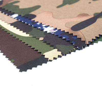 Cores personalizadas Tecido Camo Ripstop Camuflagem Poliéster Algodão Tecido de Nylon Impresso
