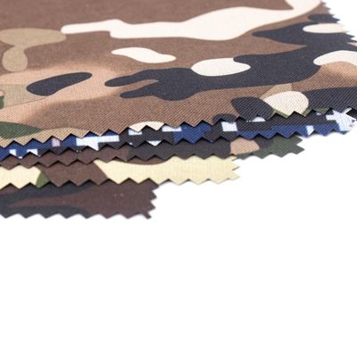 Cores personalizadas Tecido Camo Ripstop Camuflagem Poliéster Algodão Tecido de Nylon Impresso