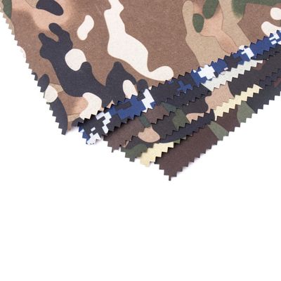 Cores personalizadas Tecido Camo Ripstop Camuflagem Poliéster Algodão Tecido de Nylon Impresso