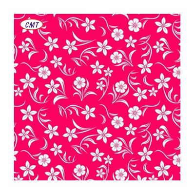 100% Poliéster Impresso 150gm Tecidos Florais Florais para Vestidos Amostra Tamanho A4