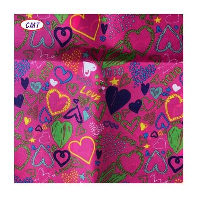100% Poliéster Impresso 150gm Tecidos Florais Florais para Vestidos Amostra Tamanho A4