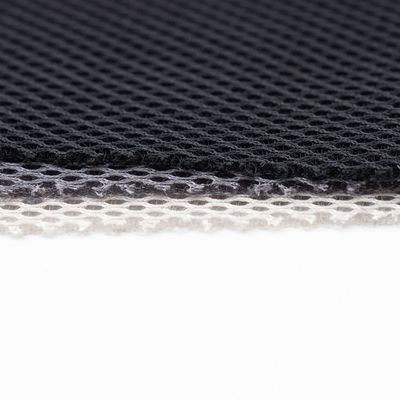 30D-150D Tear-Resistant 3D Spacer Mesh Fabric 100% Poliéster para Fabricação de Tapete
