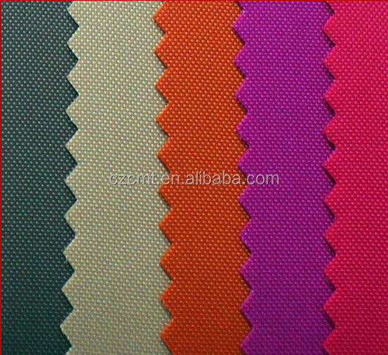 Tecido de nylon/poliamida de Oxford revestido em PU/PVC 210D/420D, à prova d'água e duradouro