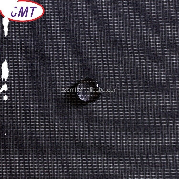 Tecido de poliéster CMT Ripstop para revestimento Densidade de revestimento 180T Tecido de Oxford 75D Filamento de fio