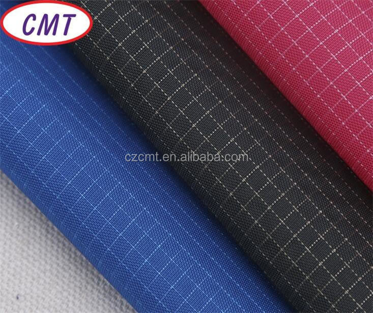 200D PU revestido de cores duplas Grade à prova d'água Nylon Oxford Tecido com cor personalizada