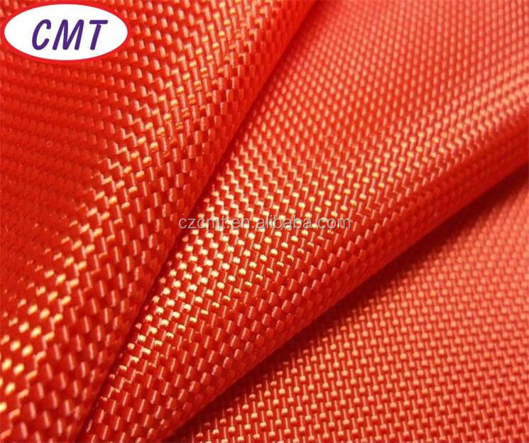 Tecido de Nylon Oxford revestido de PU resistente a lágrimas para sacos em Changzhou