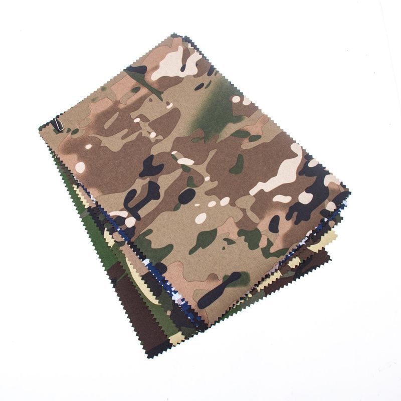 Cores personalizadas Tecido Camo Ripstop Camuflagem Poliéster Algodão Tecido de Nylon Impresso
